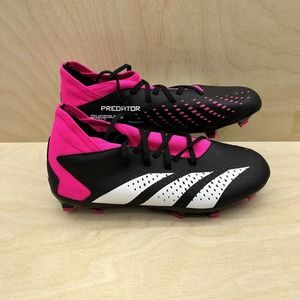 Adidas Predator Accuracy.3 FG Soccer Cleats Black Pink GW4609 Youth Size 5.5